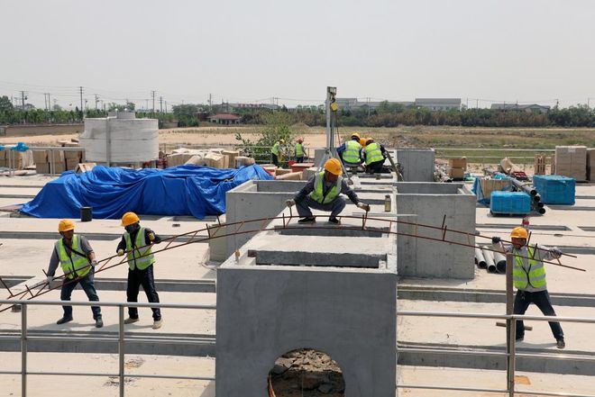 現場直擊！贛榆區三大市政重點項目建設“五一”期間火力全開